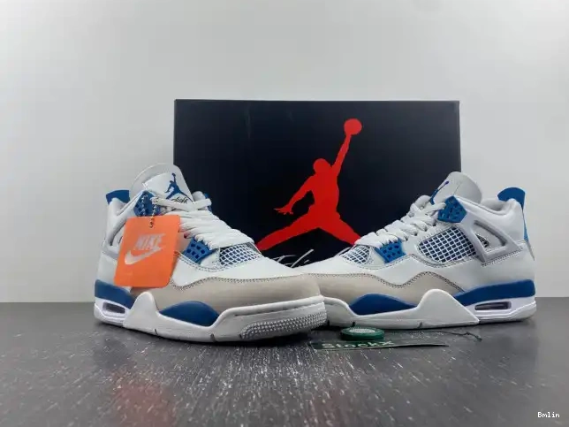 Bmlin Shoes FV5029-141 Military Jordan Blue 4 Air 0609